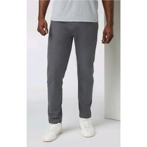 Vuori Men’s Meta V430 Charcoal Gray 5-Pocket Pants 36×28 Slim – EUC